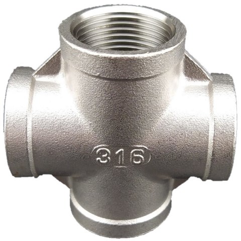 Stainless Steel 316 BSP Cross