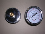 Pressure Gauge, 63mm dial, liquid filled, 1/4" BSP back entry